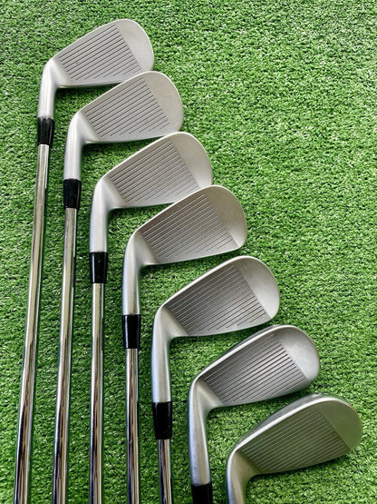 Cobra King Forged Tec Irons 4-PW Stiff Flex Right Handed Mens Golf Clubs