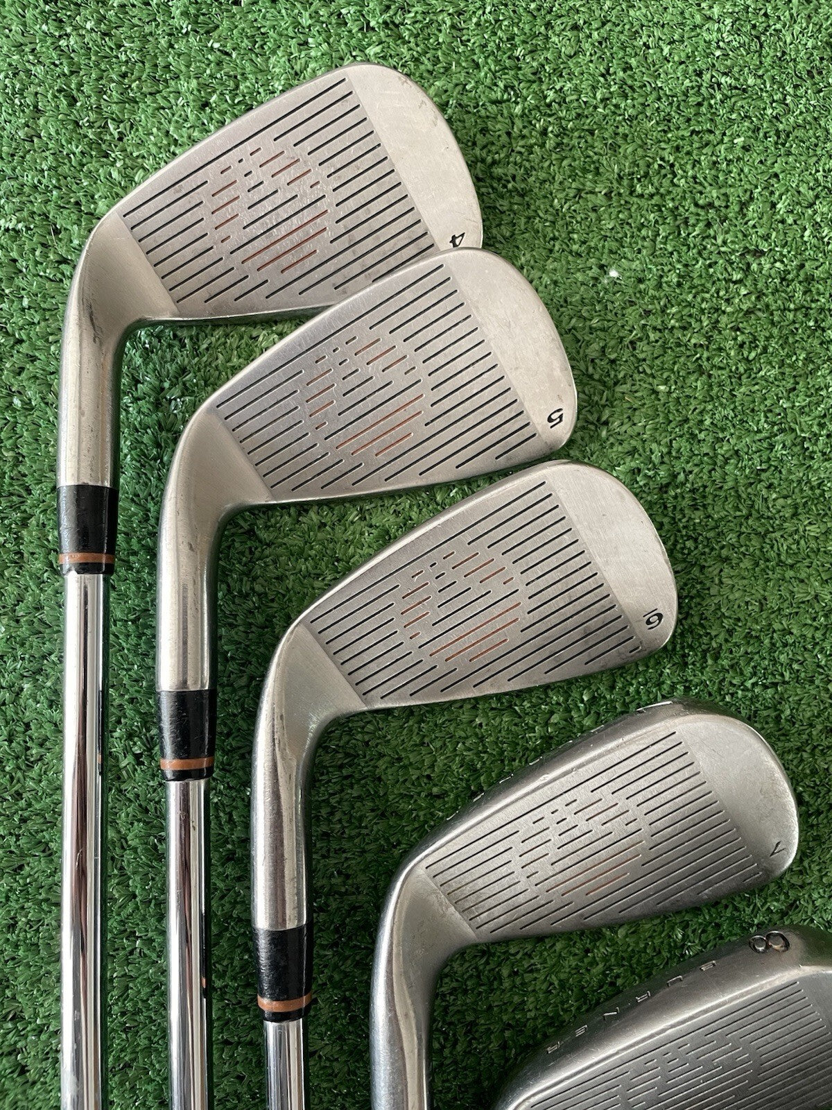 Taylormade Burner OS Irons 4-SW Stiff Flex Right Handed Mens Golf Clubs