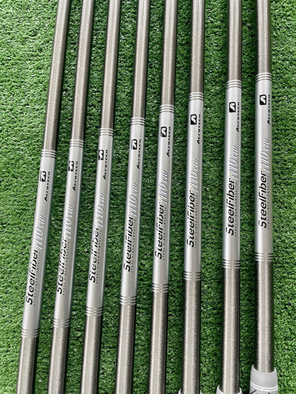 Titleist T150 T100 Combo Irons New Model 4-GW Stiff Aerotech Steelfiber Shafts