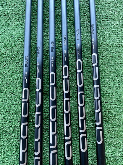 Ping i525 Forged Irons 6-PW+UW Senior Flex Graphite Right Handed Mens Golf Clubs
