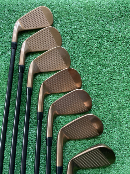 Titleist T100 / T150 Oil Can Limited Edition Combo Irons 4-PW Extra Stiff Flex Right Handed Mens Golf Clubs