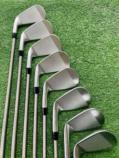 Titleist T150 T100 Combo Irons New Model 4-GW Stiff Aerotech Steelfiber Shafts