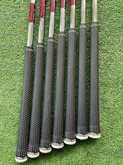 Cobra King Forged Tec Irons 4-PW Stiff Flex Right Handed Mens Golf Clubs