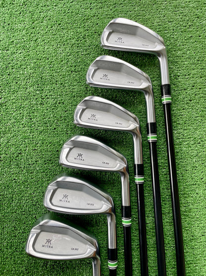 Miura CB 302 Forged Irons 5-PW Extra Stiff Tx Flex Graphite Right Handed Mens Golf Clubs