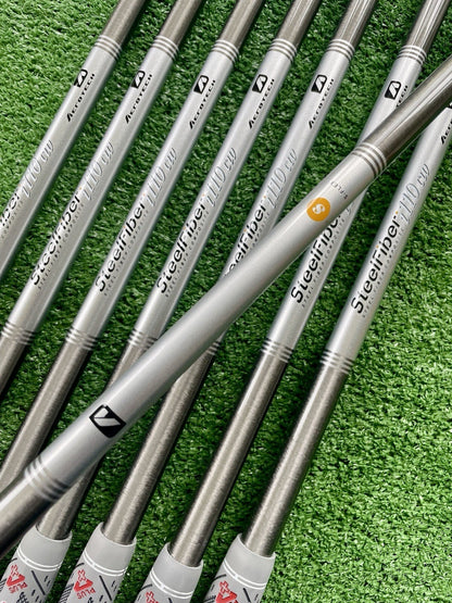 Titleist T150 T100 Combo Irons New Model 4-GW Stiff Aerotech Steelfiber Shafts