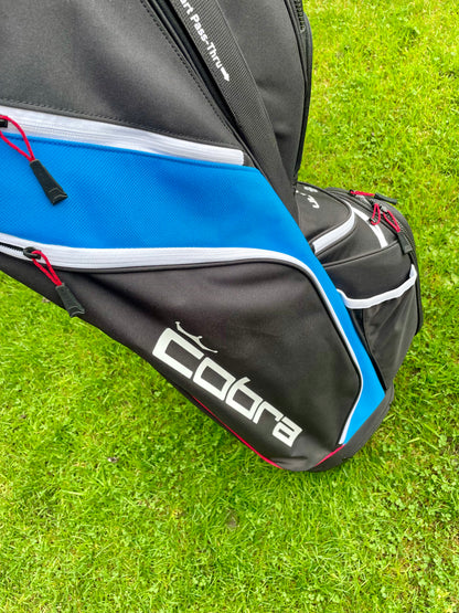 Cobra Ultralight Pro Cart Golf Bag Black Red Blue