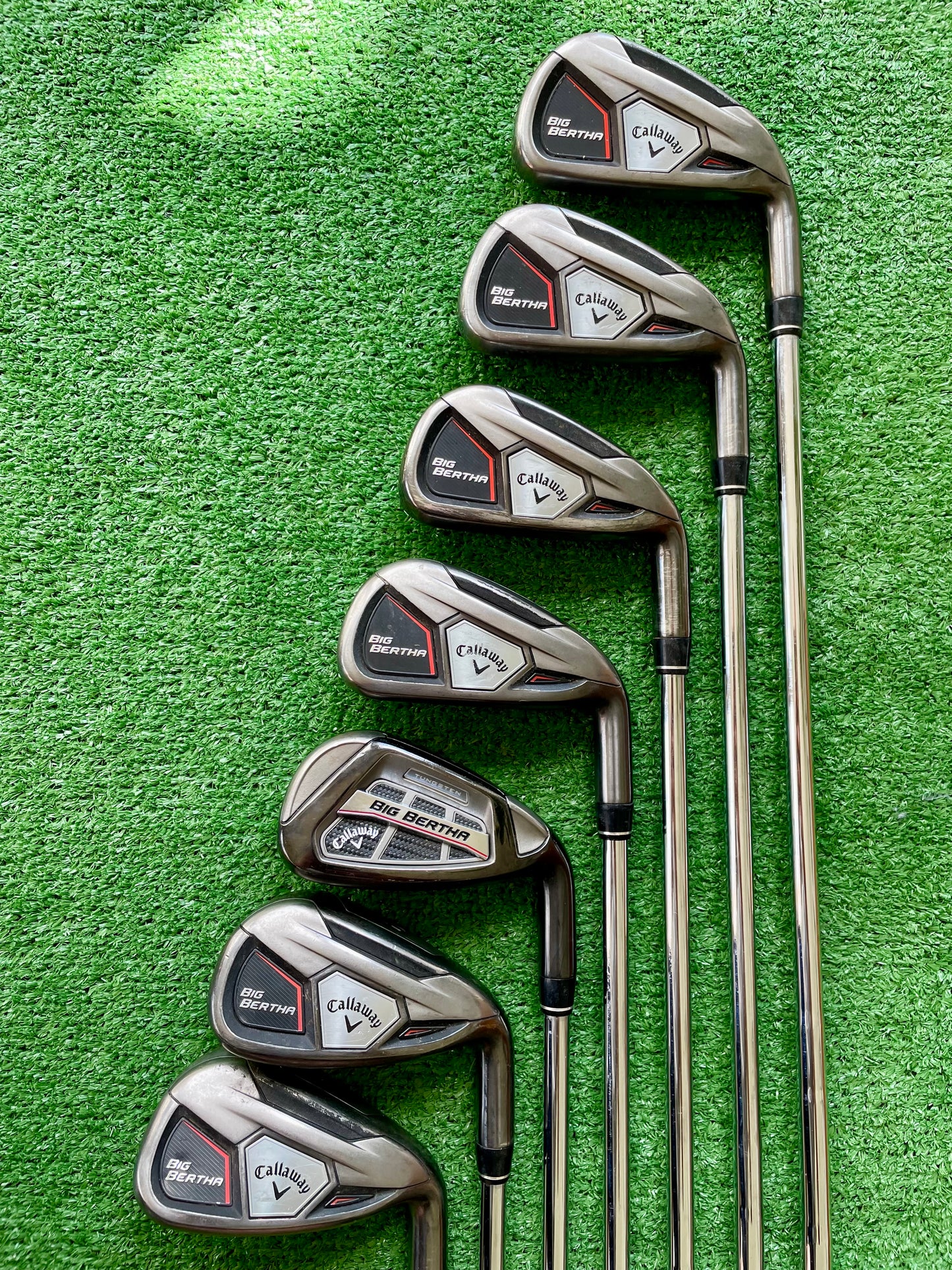 Callaway Big Bertha Irons 4-PW Regular Flex Right Handed Mens Golf Clubs