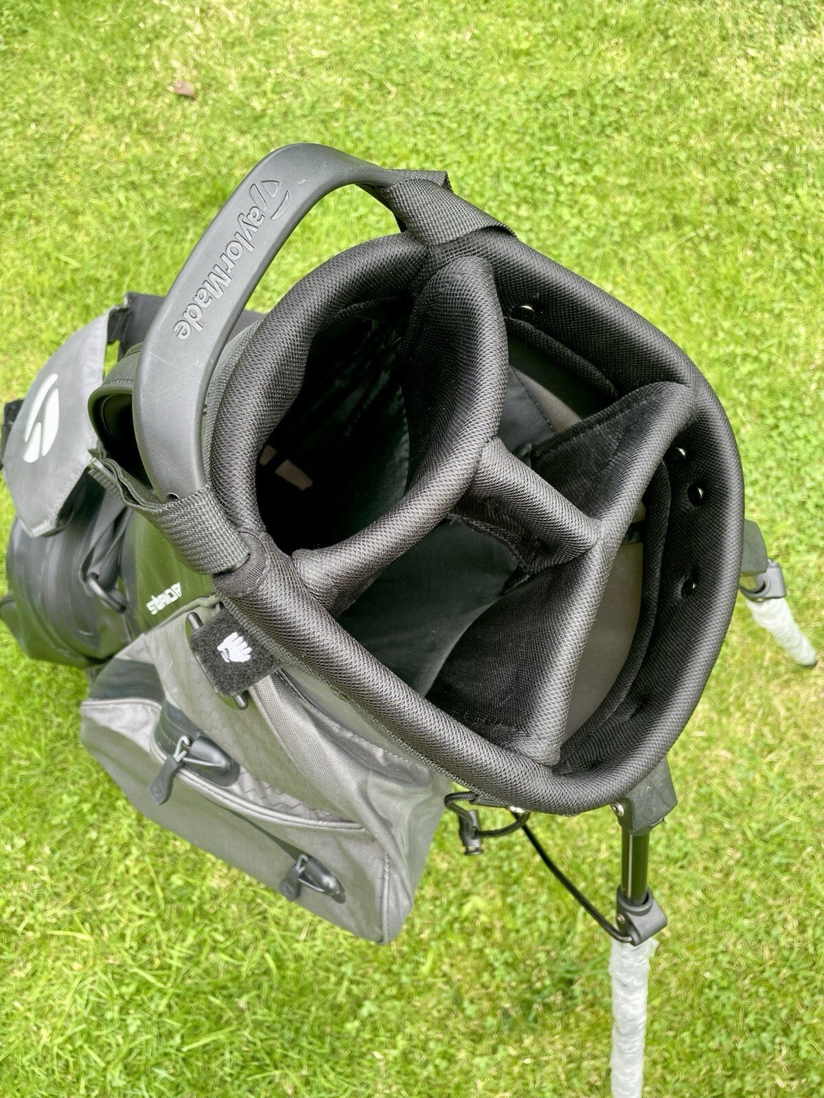Taylormade Storm Dry Waterproof Golf Carry Bag Grey Black