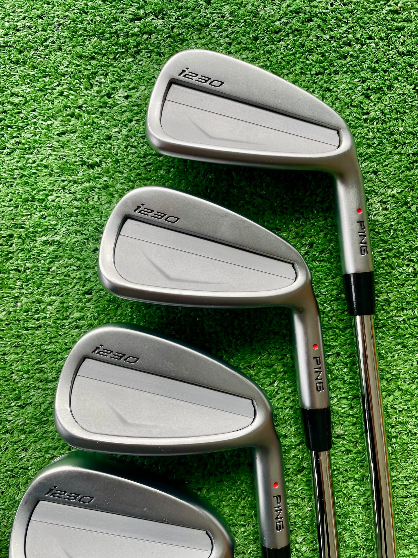 Ping i230 Irons 7-UW Stiff Flex Power Spec Right Handed Mens Golf Clubs