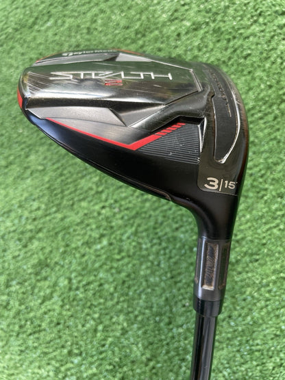 Taylormade Stealth 2 Fairway 3 Wood Stiff Flex Right Hand Mens Golf Club
