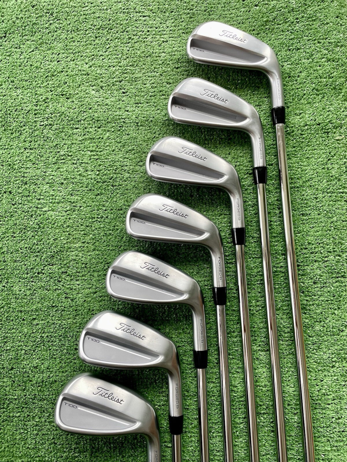 Titleist T100 Irons Current Model 4-PW Stiff Flex Right Handed Mens Golf Clubs