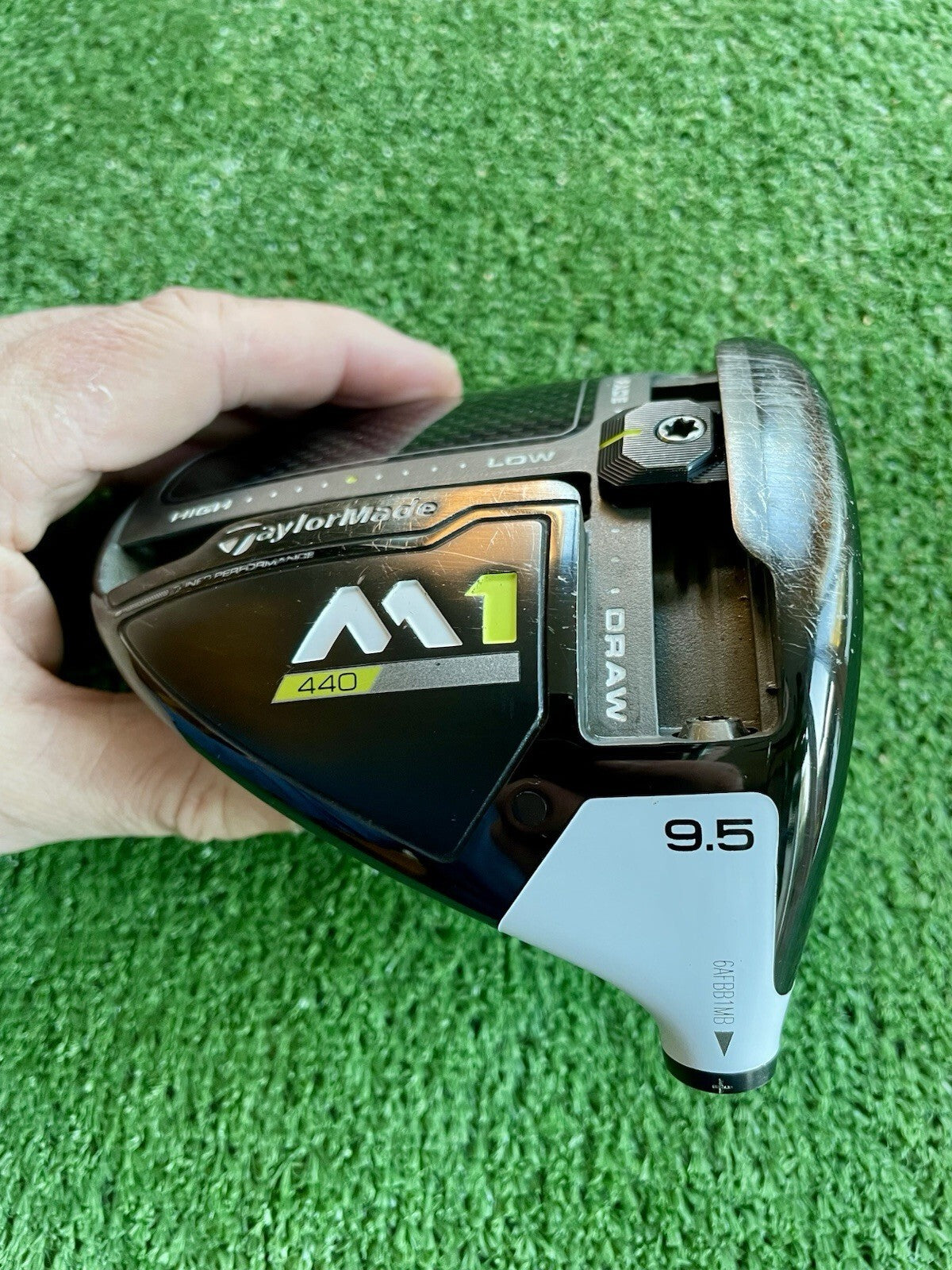 Taylormade M1 440 Tour Issue Driver 9.5 Degree HEAD ONLY RH Mens Golf Club