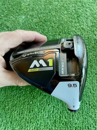 Taylormade M1 440 Tour Issue Driver 9.5 Degree HEAD ONLY RH Mens Golf Club