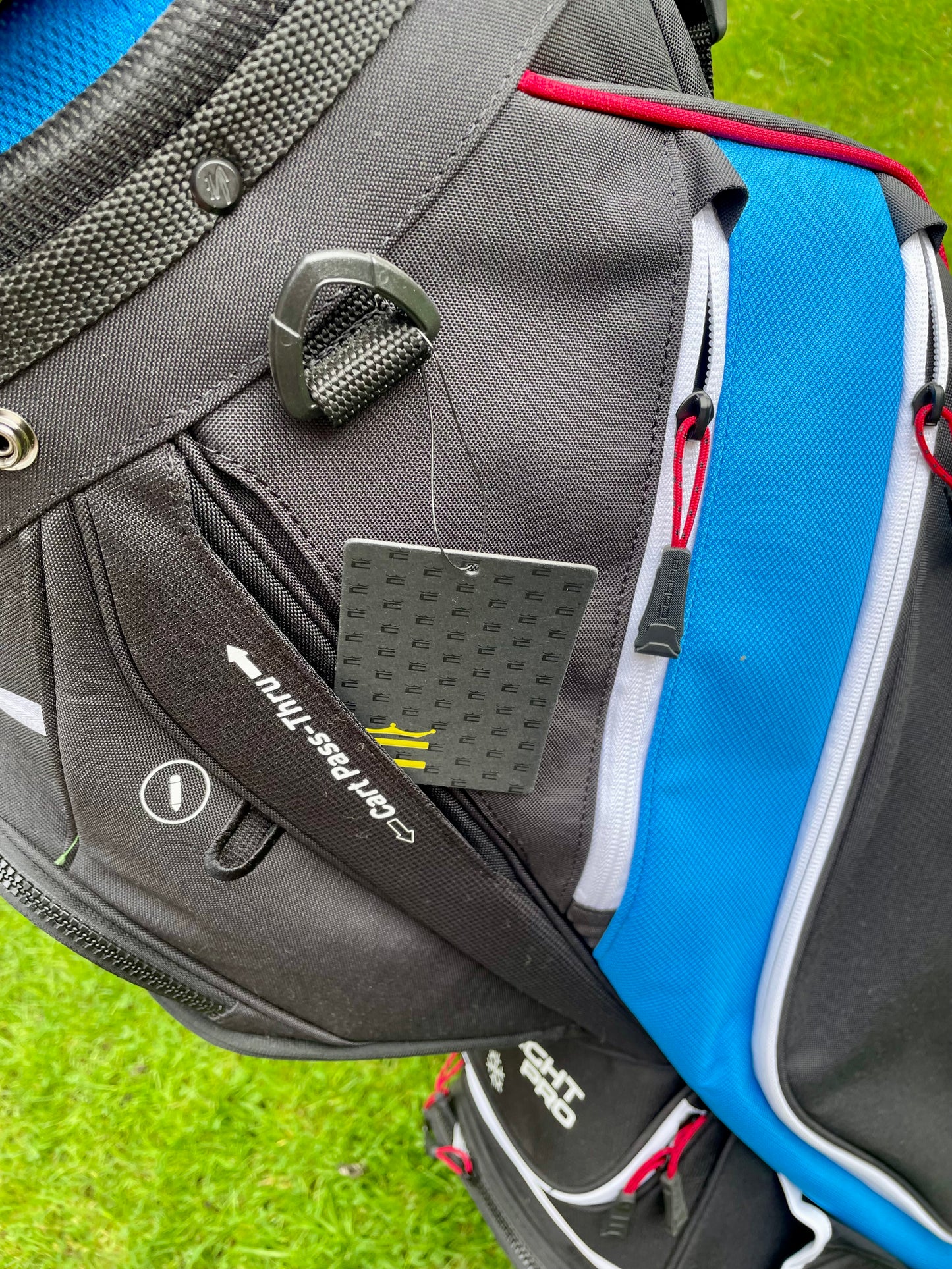 Cobra Ultralight Pro Cart Golf Bag Black Red Blue