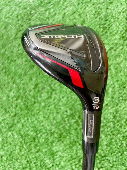 Taylormade Stealth Hybrid 3 Rescue 3H Stiff Flex Right Handed Mens Golf Club