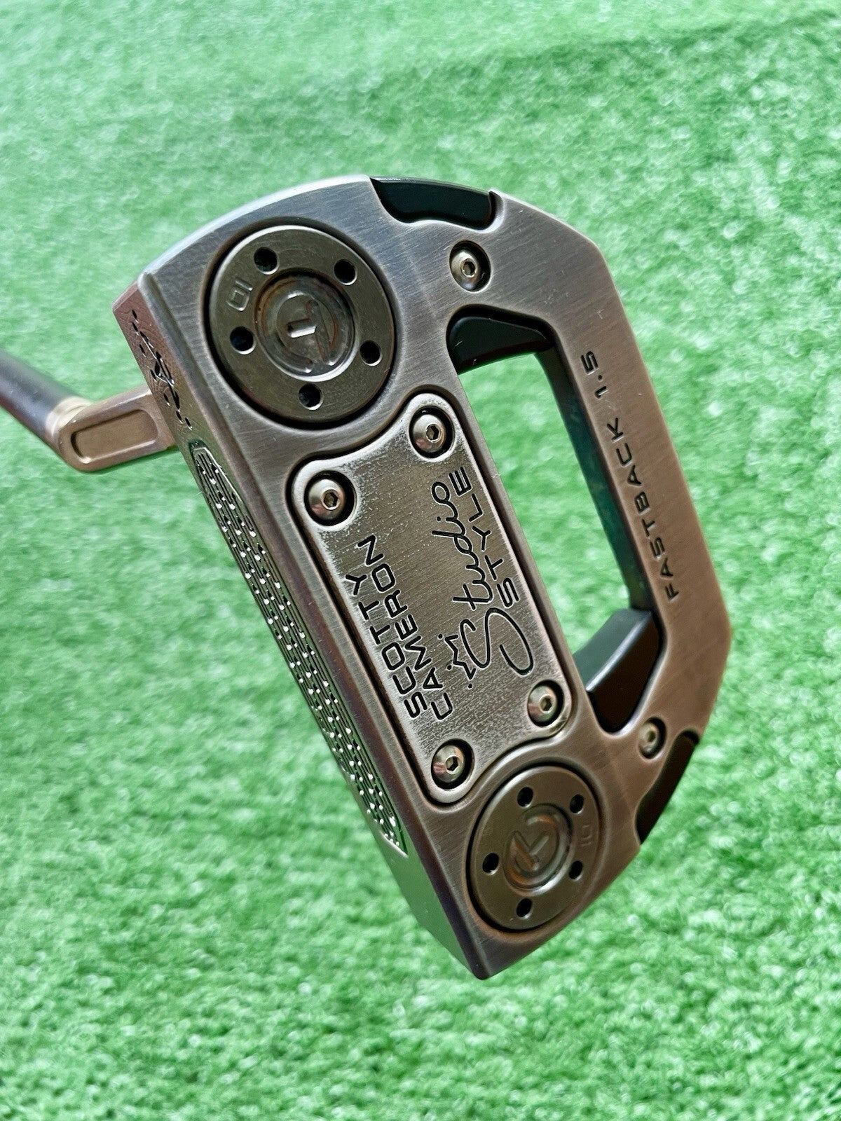 Scotty Cameron Studio Style Fastback 1.5 Torched Putter BGT Stability Tour Black