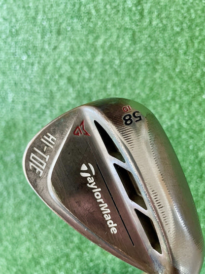 Taylormade Hi Toe Lob Wedge 58 10 Stiff Flex Right Handed Mens Golf Club