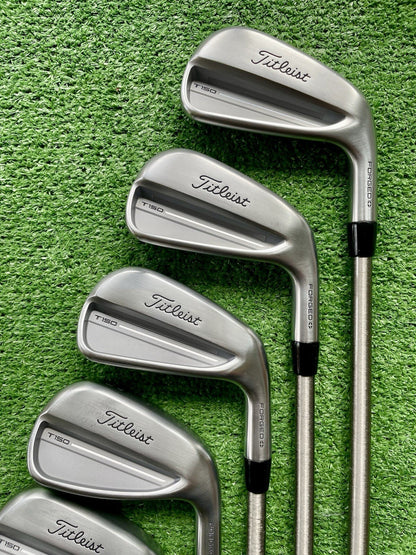 Titleist T150 Irons New Model 5-PW+GW Stiff Flex Aerotech Steelfiber Shafts