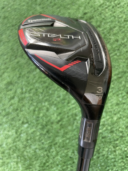 Taylormade Stealth 2 Hybrid 3 Rescue Stiff Flex Right Handed Mens Golf Club