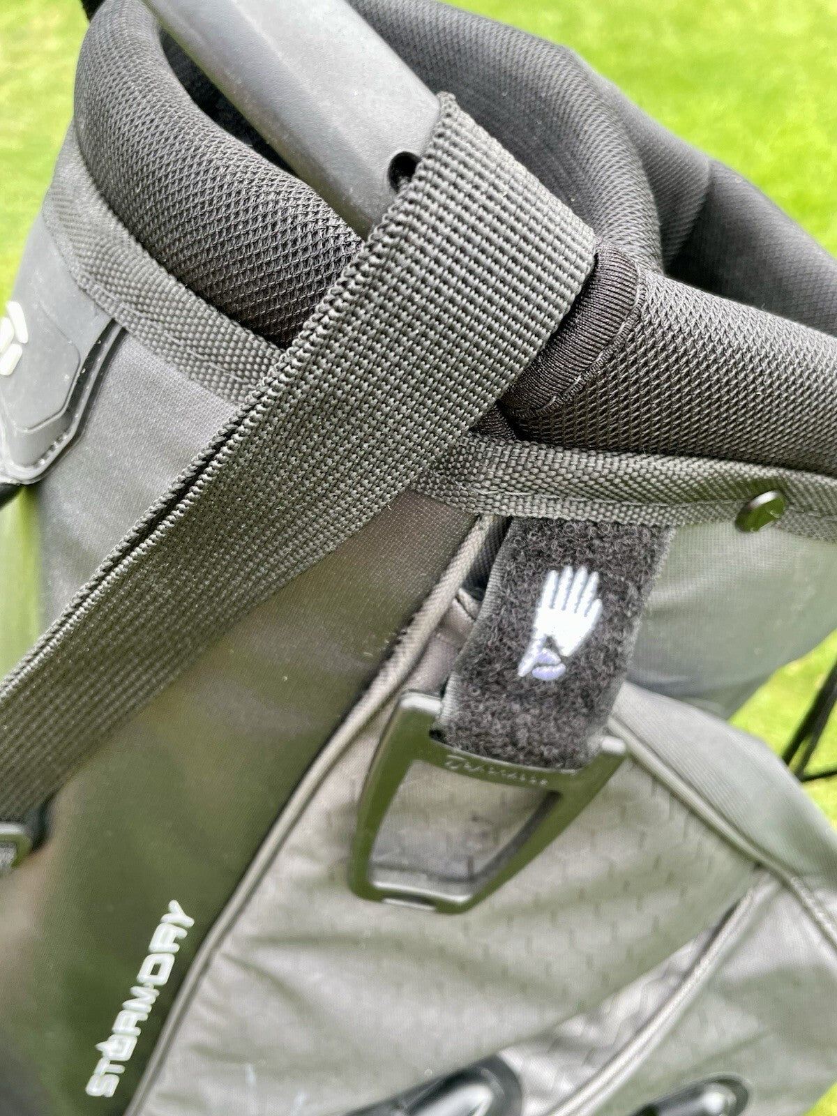 Taylormade Storm Dry Waterproof Golf Carry Bag Grey Black