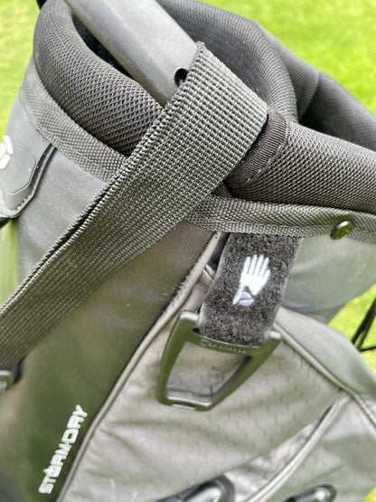 Taylormade Storm Dry Waterproof Golf Carry Bag Grey Black