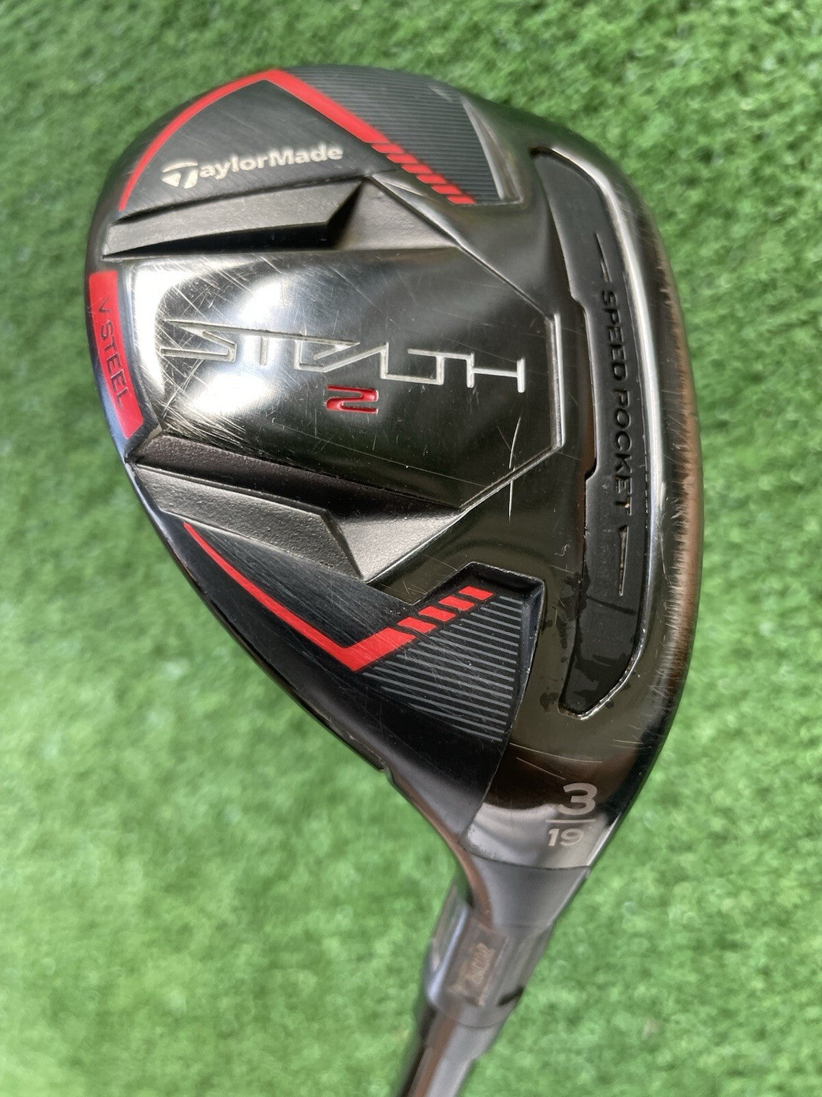 Taylormade Stealth 2 Hybrid 3 Rescue Stiff Flex Right Handed Mens Golf Club