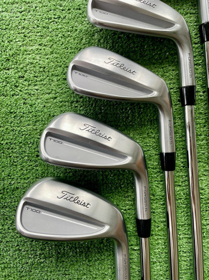 Titleist T100 Irons Current Model 4-PW Stiff Flex Right Handed Mens Golf Clubs