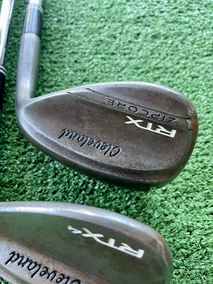 Cleveland RTX4 / Zipcore Wedge Set 54 60 Stiff Flex Right Hand Mens Golf Clubs