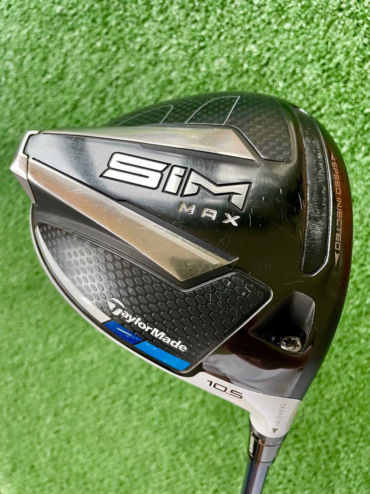 Taylormade Sim Max Driver 10.5 Degree Regular Flex Right Handed Mens Golf Club