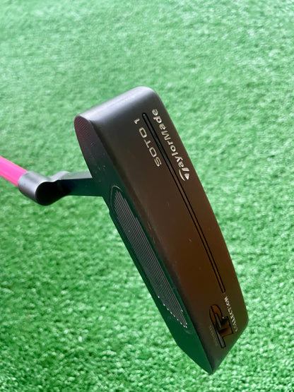 Taylormade TP Collection Soto 1 Putter KBS Tour Shaft & Season Opener Headcover 33"