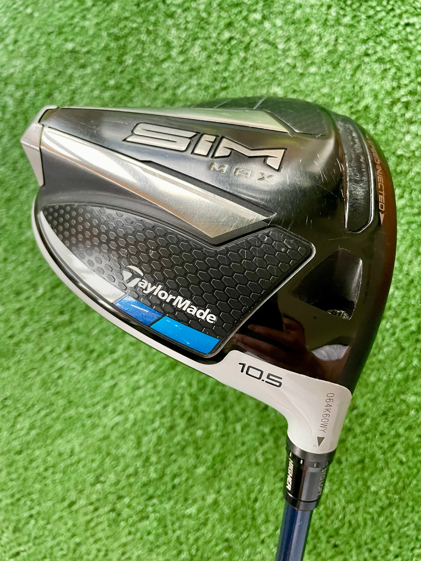 Taylormade Sim Max Driver 10.5 Degree Regular Flex Right Handed Mens Golf Club