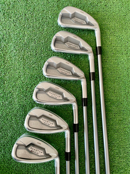 Callaway Quantum Max OS Irons 5-PW Regular Flex Graphite Right Handed Mens Golf Clubs