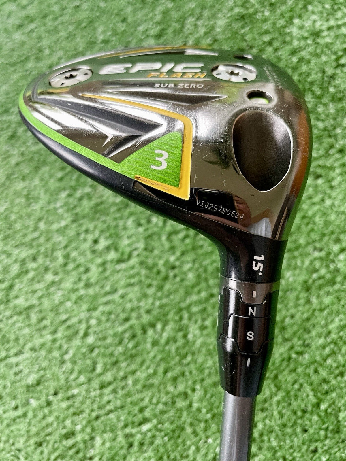 Callaway Epic Flash Sub Zero Fairway 3 Wood Regular Flex RH Mens Golf Club