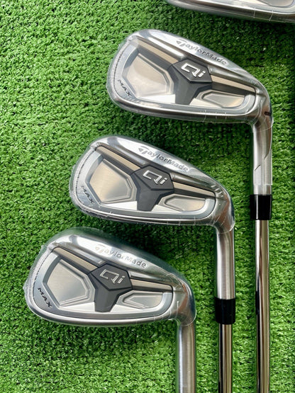 Taylormade Qi Max Irons 5-PW Stiff Flex Right Hand Mens Golf Clubs