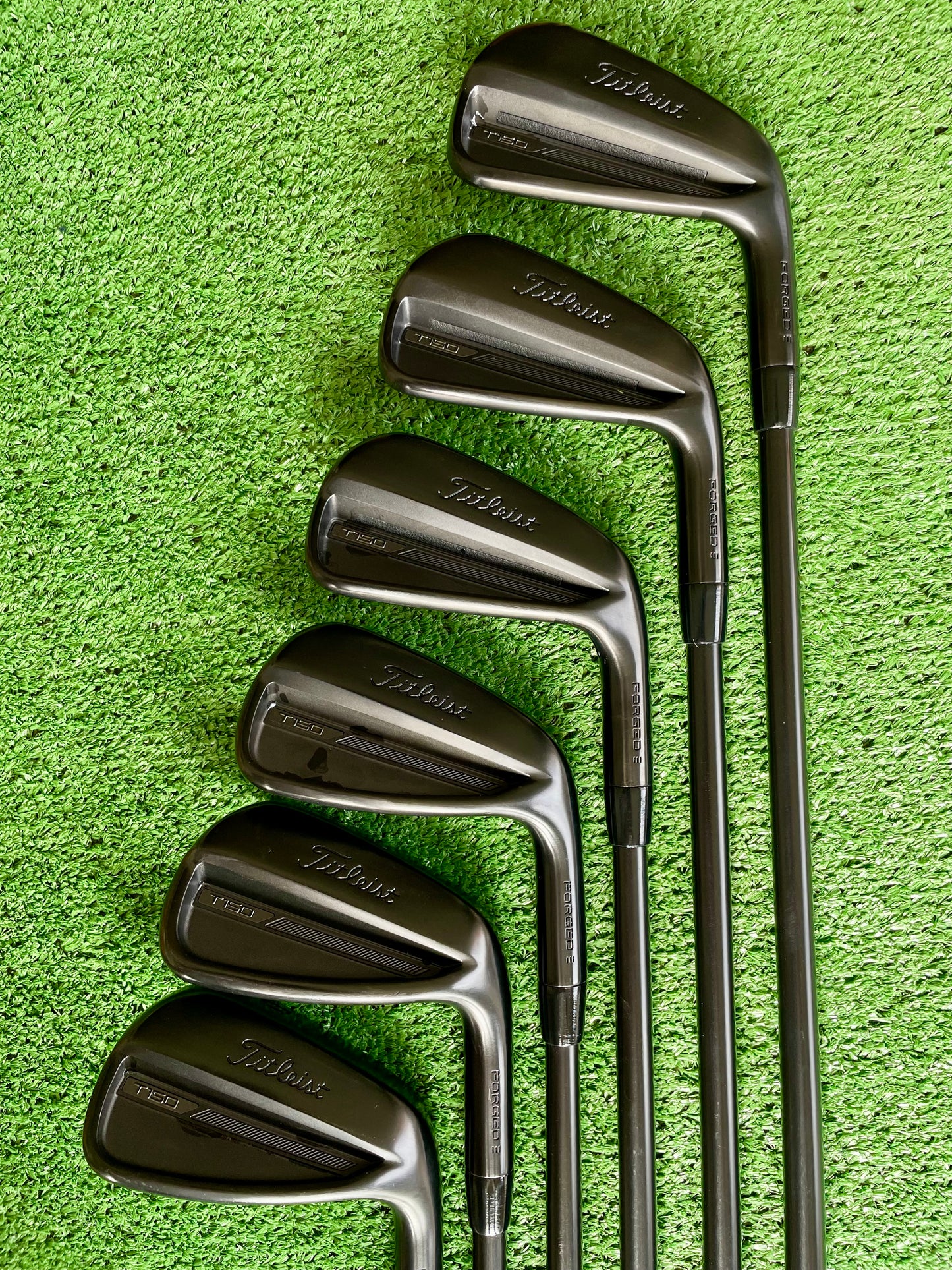 Titleist T150 Black Limited Edition Irons 5-PW Extra Stiff Flex Right Handed Mens Golf Clubs