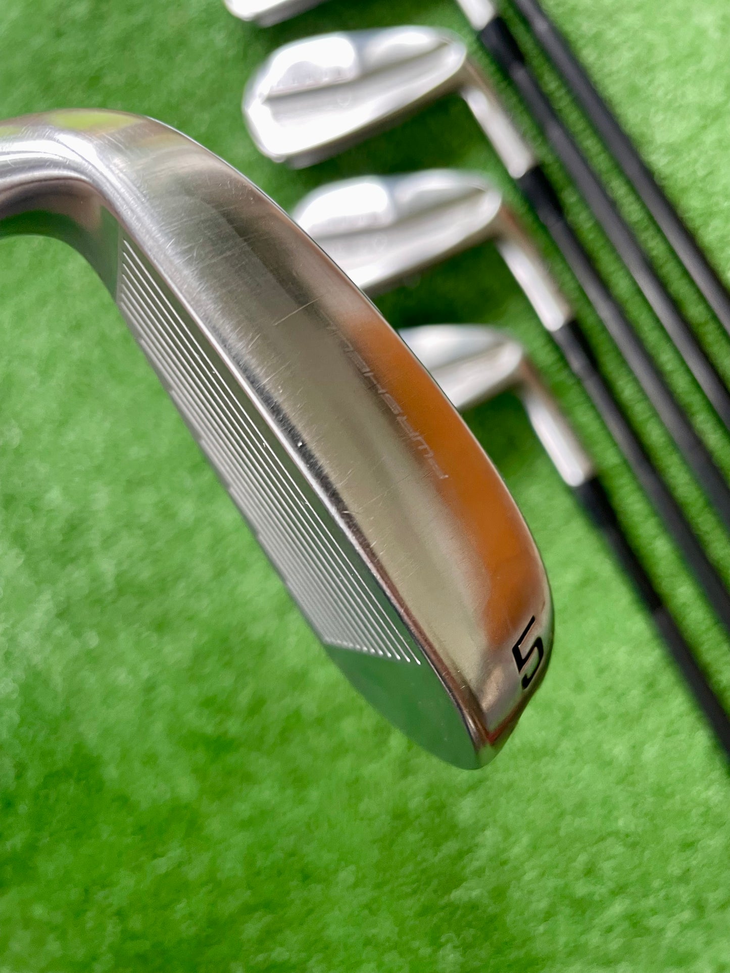 Cobra Forged Tec X Irons 5-PW Stiff Flex Graphite Right Handed Mens Golf Clubs