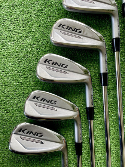 Cobra King Forged Tec Irons 4-PW Stiff Flex Right Handed Mens Golf Clubs