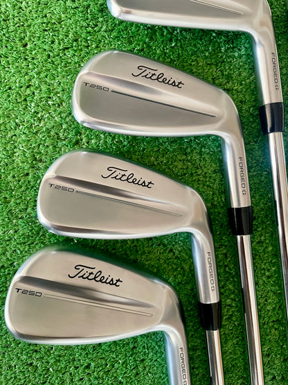 Titleist T250 Irons 5-PW Stiff Flex Right Handed Mens Golf Clubs