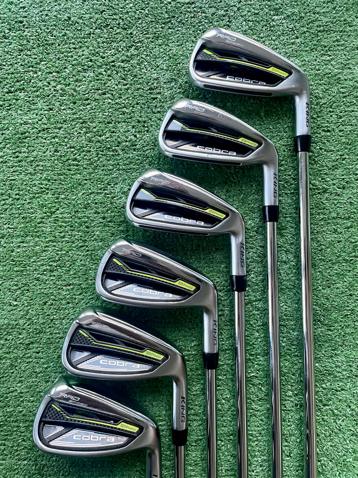 Cobra Radspeed Irons 5-PW Regular Flex Right Handed Mens Golf Clubs