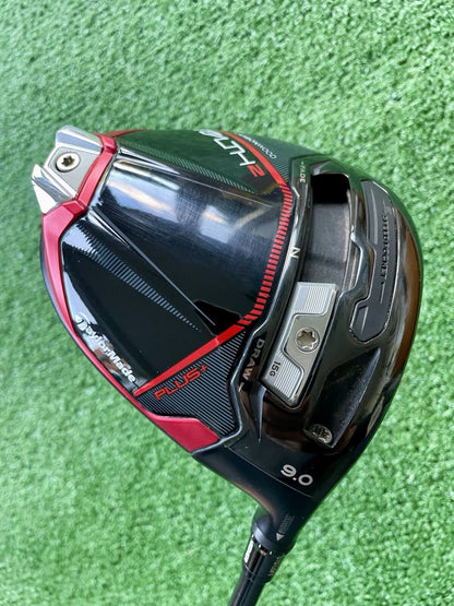 Taylormade Stealth 2 Plus Driver 9 Degree Stiff Flex Right Handed Mens Golf Club