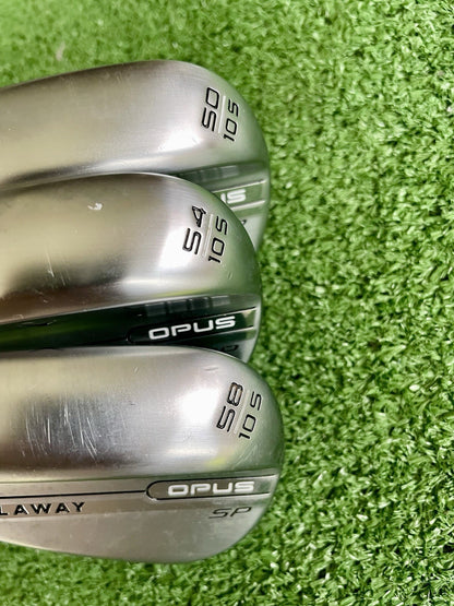 Callaway Opus SP Wedge Set 50 54 58 Wedge Flex Left Handed Mens Golf Clubs