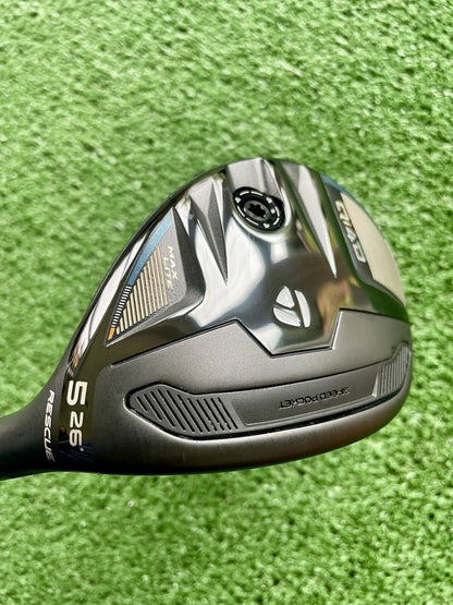 Taylormade Qi4D Max Lite 5 Hybrid Rescue 5H Senior Right Handed Mens Golf Club