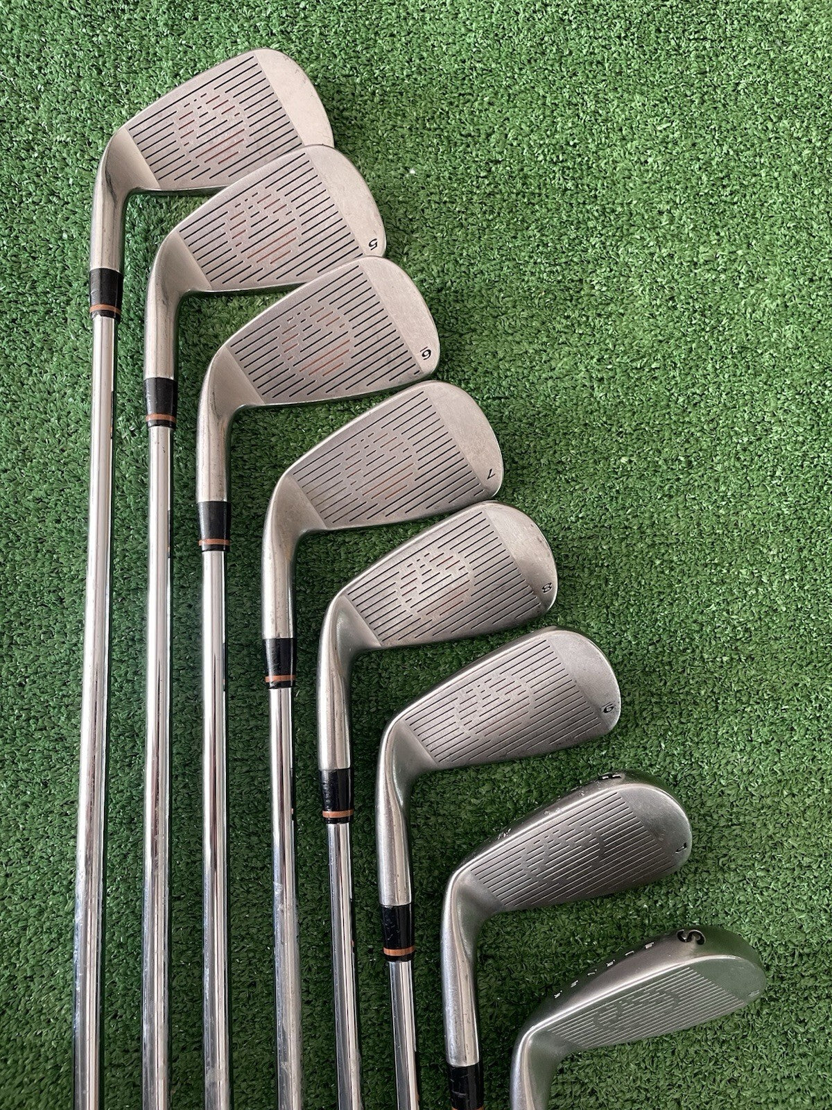 Taylormade Burner OS Irons 4-SW Stiff Flex Right Handed Mens Golf Clubs