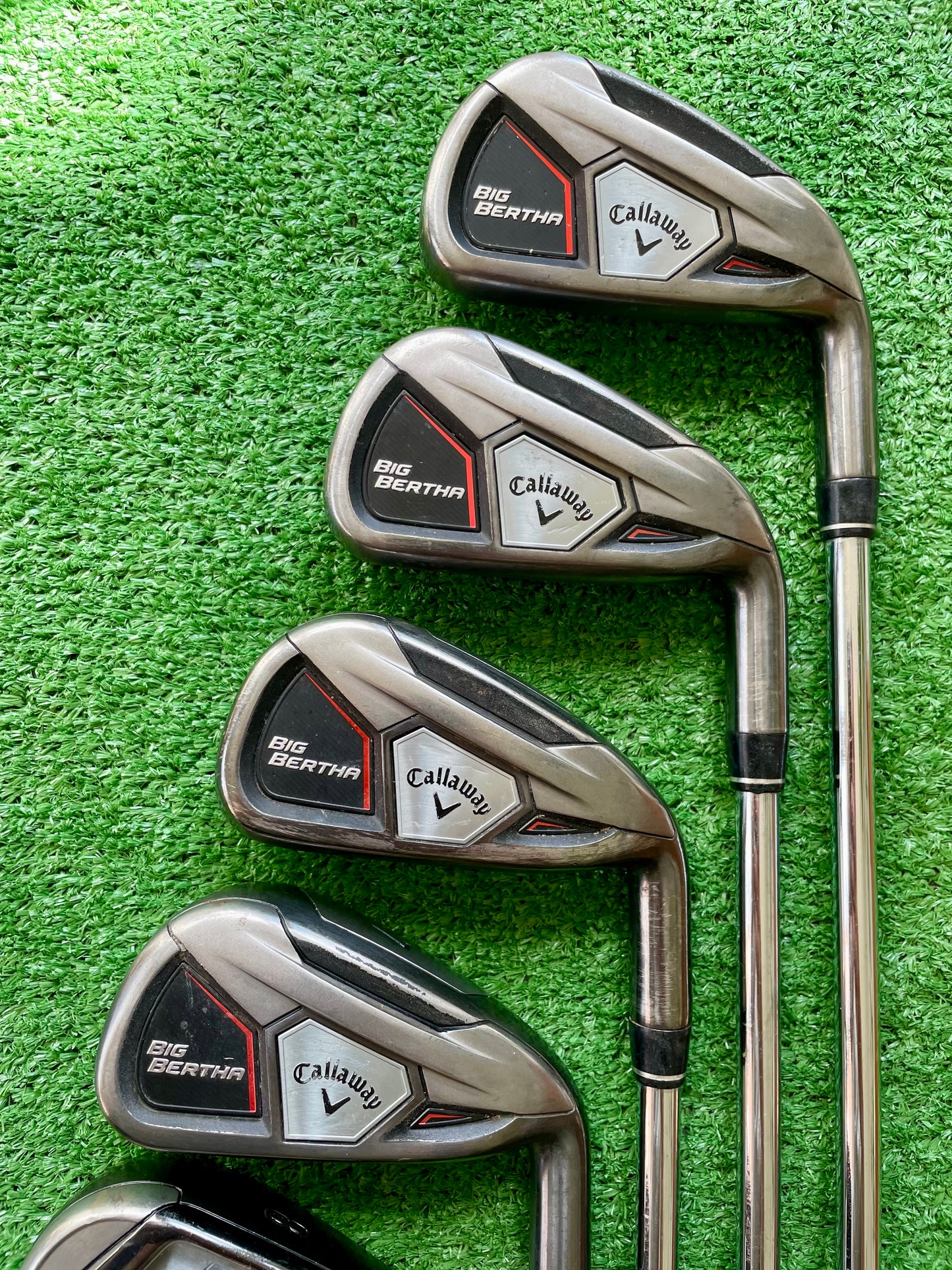 Callaway Big Bertha Irons 4-PW Regular Flex Right Handed Mens Golf Clubs