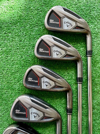 Callaway Big Bertha Irons 4-PW Regular Flex Right Handed Mens Golf Clubs