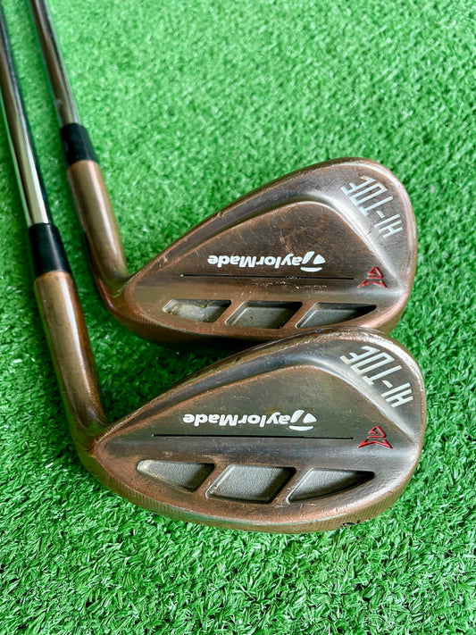 Taylormade Hi Toe Raw Wedge Set 52 58 Wedge Flex Right Handed Mens Golf Clubs