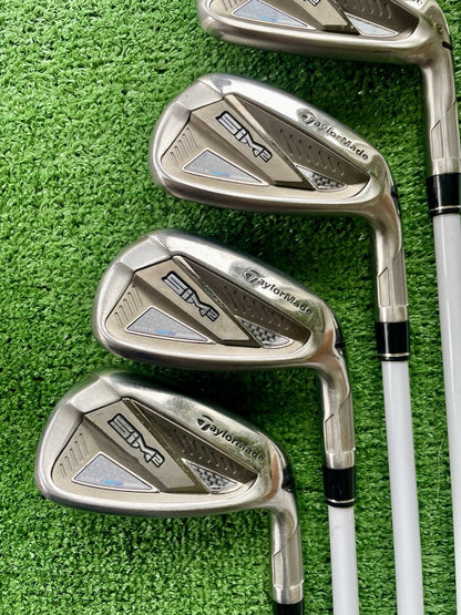 Taylormade Sim 2 Max Irons 6-PW Ladies Flex Right Handed Womens Golf Clubs