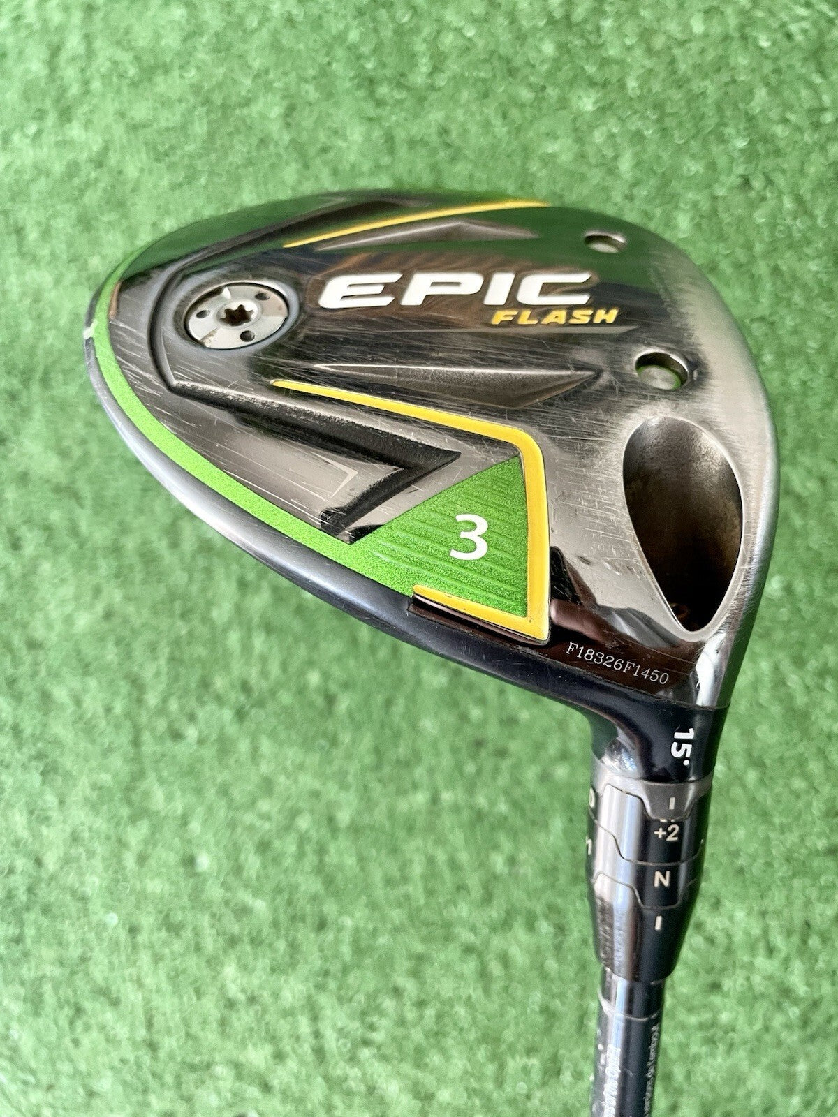 Callaway Epic Flash Fairway 3 Wood Stiff Flex Right Handed Mens Golf Club