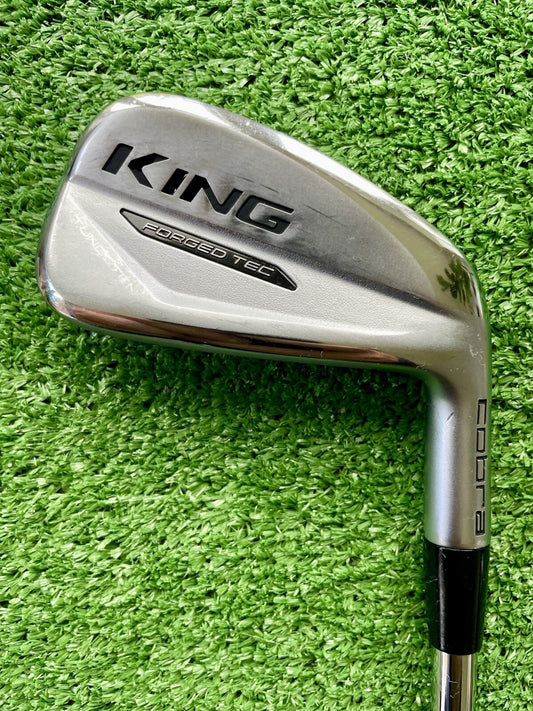 Cobra King Forged Tec Irons 4-PW Stiff Flex Right Handed Mens Golf Clubs
