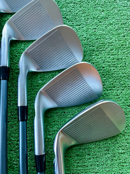 Ping i525 Forged Irons 6-PW+UW Senior Flex Graphite Right Handed Mens Golf Clubs